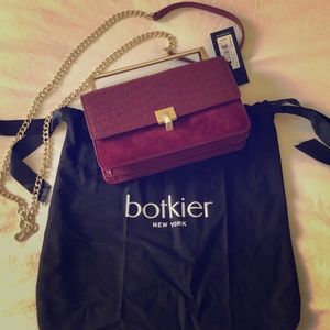 Botkier Lennox Small Mixed Leather Crossbody.